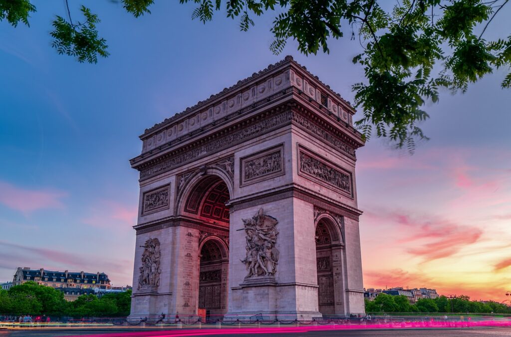 arc de triomphe, Paris, France