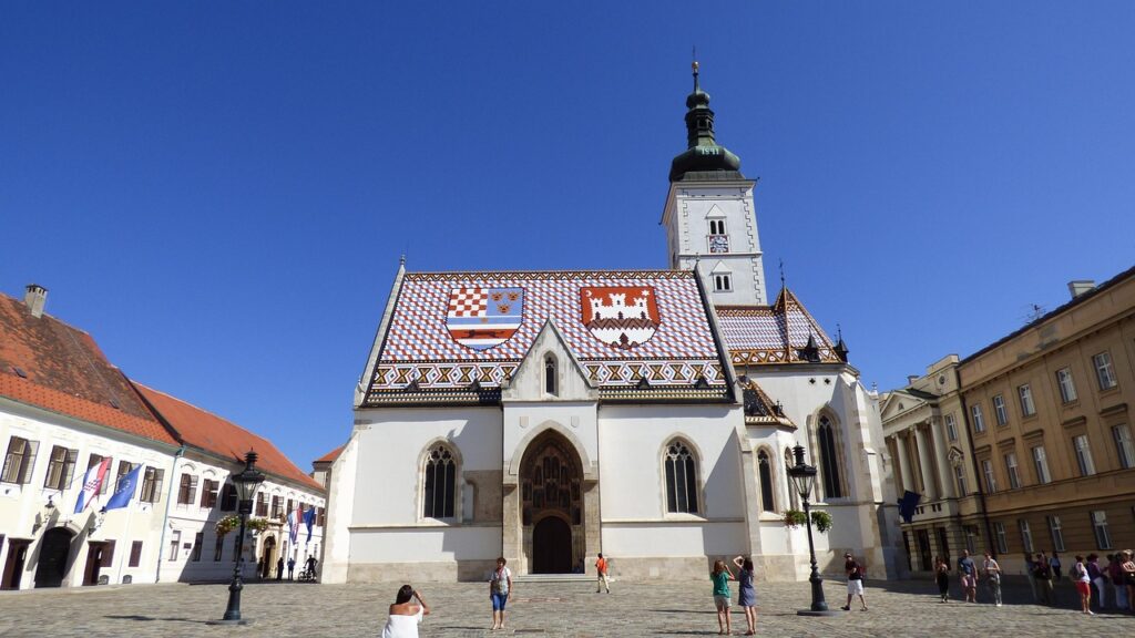 Church of St Mark, Zagreb, Croatia