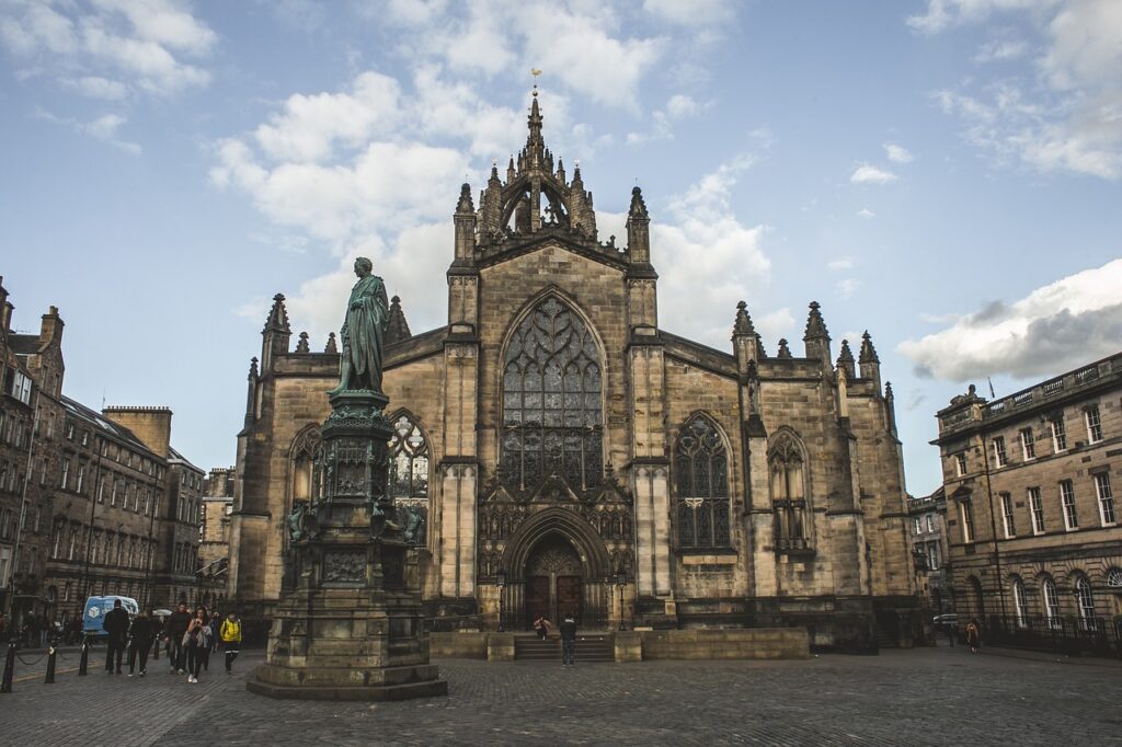 St Giles' Cathedral, historic church on Edinburgh's Royal Mile